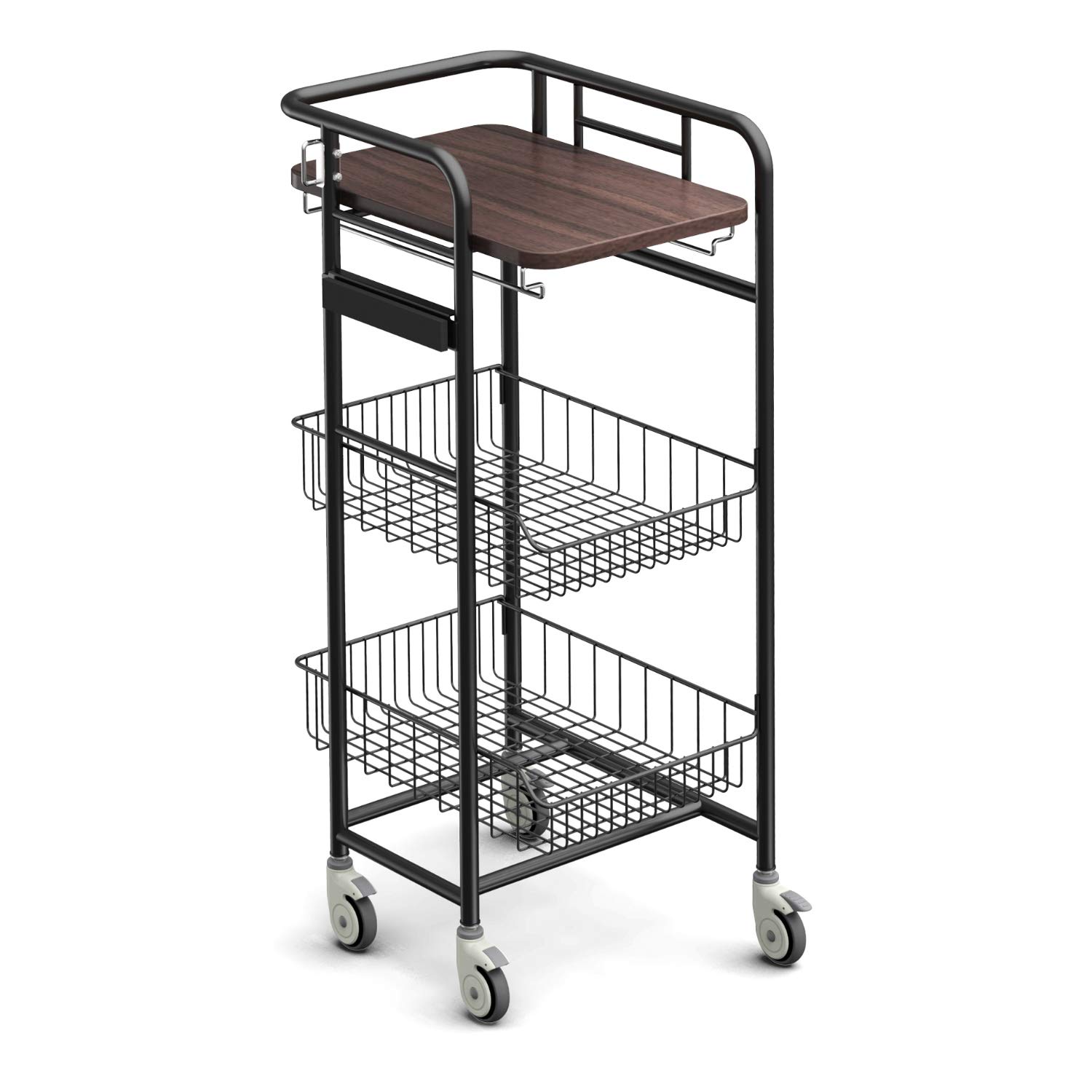 Amazon.co.jp: KAWAJUN (カワジュン) 河淳 ワゴンラック 2段 （ 連結